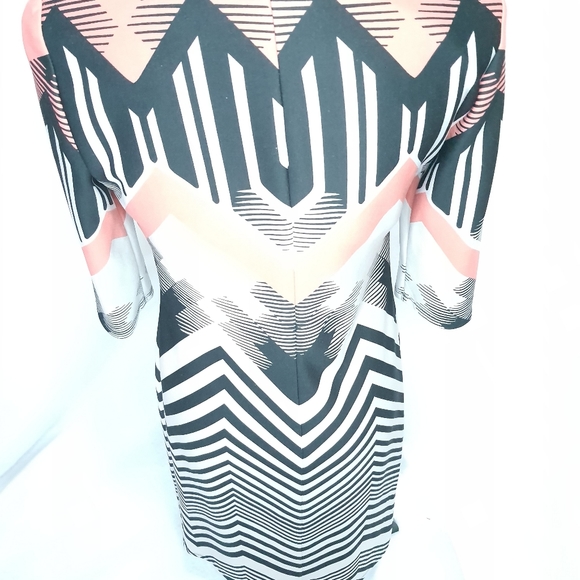 R&M Richards Long Patterned Dress 6 Small - Picture 3 of 6